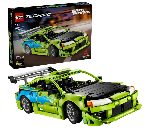 LEGO TECHNIC 42229 Samochód Fast and Furious Mitsubishi Eclipse - 1529760 - zdjęcie 2